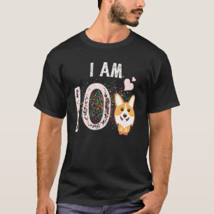 Ich bin 10 Corgi zum 10. Geburtstag T-Shirt