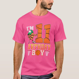 Ich bin 11 Jahre alt, 11. Geburtstag, Boy Basketba T-Shirt