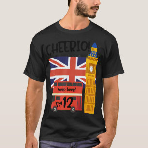 Ich bin 12 12. Geburtstag British London Thema Ver T-Shirt