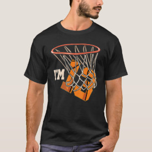 Ich bin 13 Basketball Thema Geburtstagsfeier T-Shirt