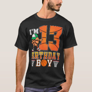 Ich bin 13 Jahre alt, 13. Geburtstag, Boy Basketba T-Shirt