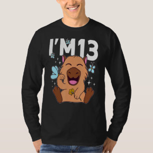 Ich bin 13 Tage Capybara 13. Geburtstag Capybara T-Shirt