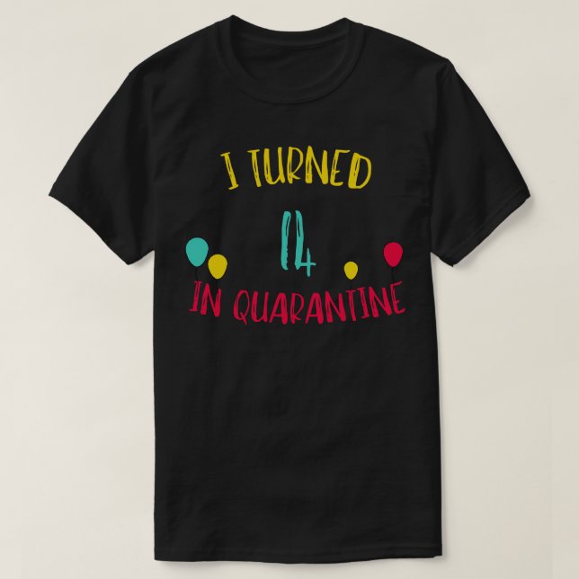 Ich bin 14 geworden T-Shirt (Design vorne)