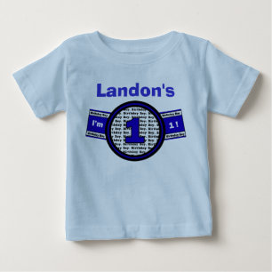 Ich bin 1. Geburtstags-Shirt Baby T-shirt