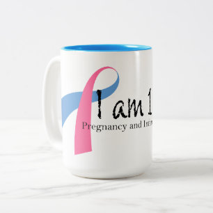 Ich bin 1 in Schwangerschaft 4 und im Zweifarbige Tasse