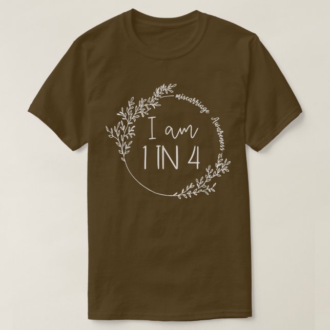 Ich bin 1 von 4 Schwangerschaften und Säugling, di T-Shirt (Design vorne)