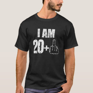 Ich bin 20 plus ein lustiges 21. Geburtstags-Shirt T-Shirt
