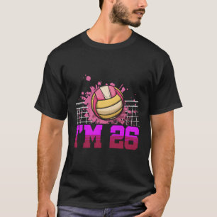 Ich bin 26 Sportvolleyball-Spieler 26. T-Shirt