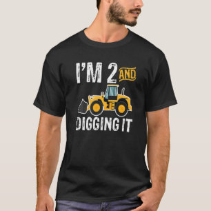 Ich bin 2 und graben es 2. Geburtstag Kinderwagen T-Shirt