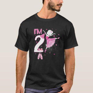 Ich bin 2nd Birthday Ballerina Girls Ballet Dancer T-Shirt