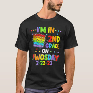 Ich bin 2nd Grade am 22.02.2022 Dienstag Februar T-Shirt