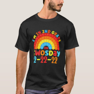 Ich bin 2nd Grade am 22.02.2022 Dienstag Februar T-Shirt