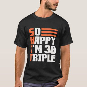 Ich bin 33-30-90-Geburtstag T-Shirt