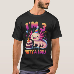 Ich bin 3. Lasst uns viel Party machen! Glücklich T-Shirt