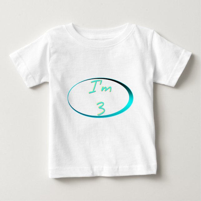 Ich bin 3 T - Shirt (Vorderseite)