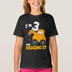 Ich bin 3 und graben es T-Shirt