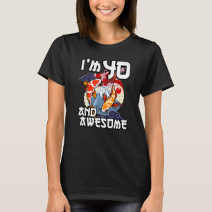 Ich bin 40 und großartig Japanischer Karpfen Koi F T-Shirt