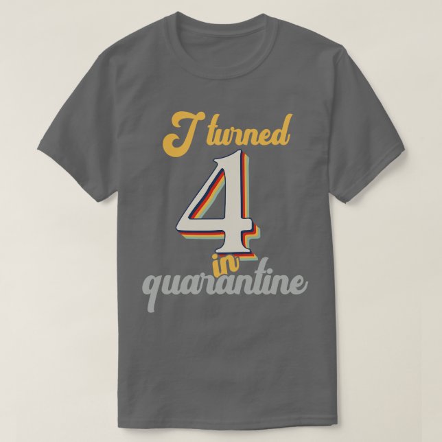 Ich bin 4. Geburtstag geworden T-Shirt (Design vorne)