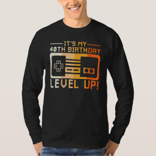 Ich bin 4 Level Up T Game Controller Dashb T-Shirt