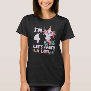 Ich bin 4 Party ein viel Niedliches Axolotl für Ju T-Shirt