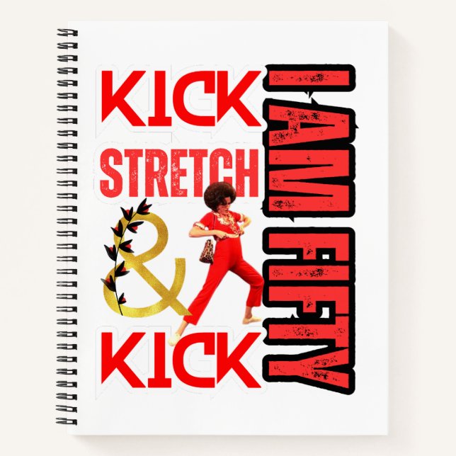 Ich bin 50 notizbuch (Vorderseite)