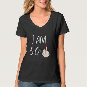 Ich bin 50 Plus 1 Mittelfinger Für Einen 50. Gebur T-Shirt