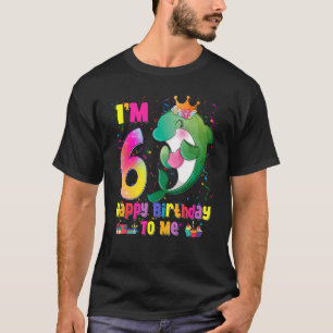 Ich bin 6 Jahre alt 6. Geburtstag Mädchen Teens Do T-Shirt
