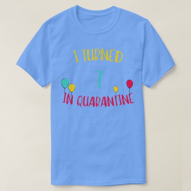 Ich bin 7 geworden T-Shirt (Design vorne)