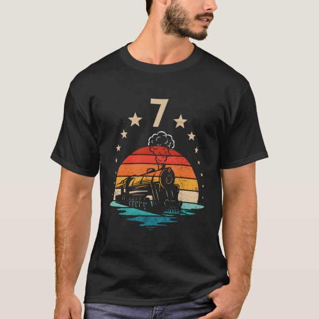 Ich bin 7 Py Train T-Shirt (Vorderseite)