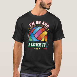 Ich bin 88 und ich Liebe es Volleyball Sport 88. G T-Shirt