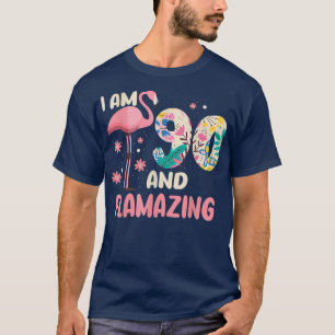 Ich bin 90 und habe Geburtstag Flamingo 90. Geburt T-Shirt