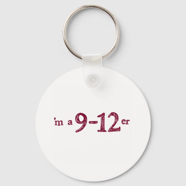 Ich bin 9-12 schlüsselanhänger (Vorderseite)