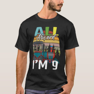 Ich bin 9 Jahre alt Geburtstagsparty ganz im Ausla T-Shirt