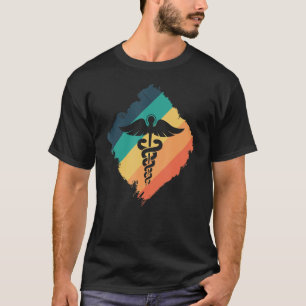 Ich bin Abzeichen für Ärzte im Beruf Wappen T-Shirt