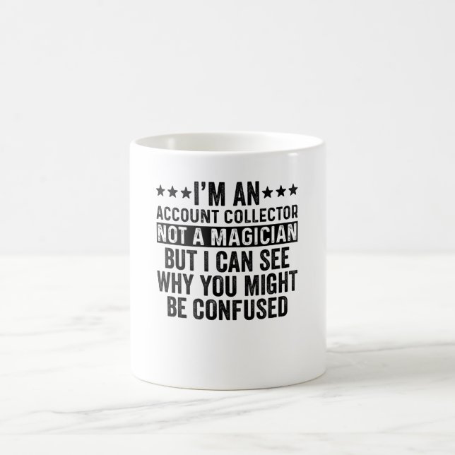 Ich bin Account-Collector und kein Magier-Funny Kaffeetasse (Mittel)
