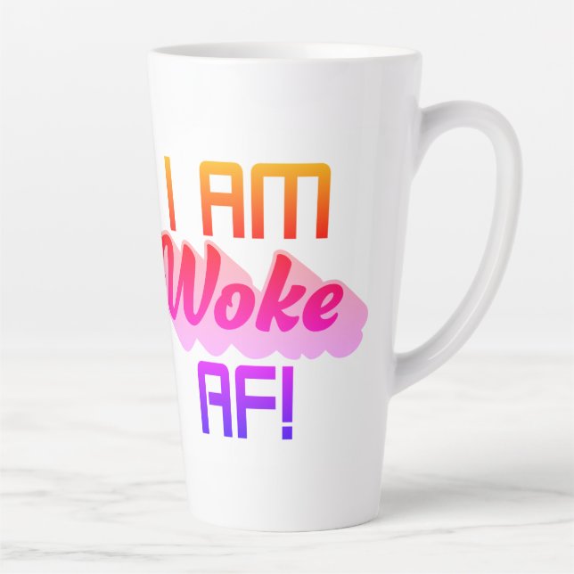 Ich bin AF Geweckt! Milchtasse (Rechts)