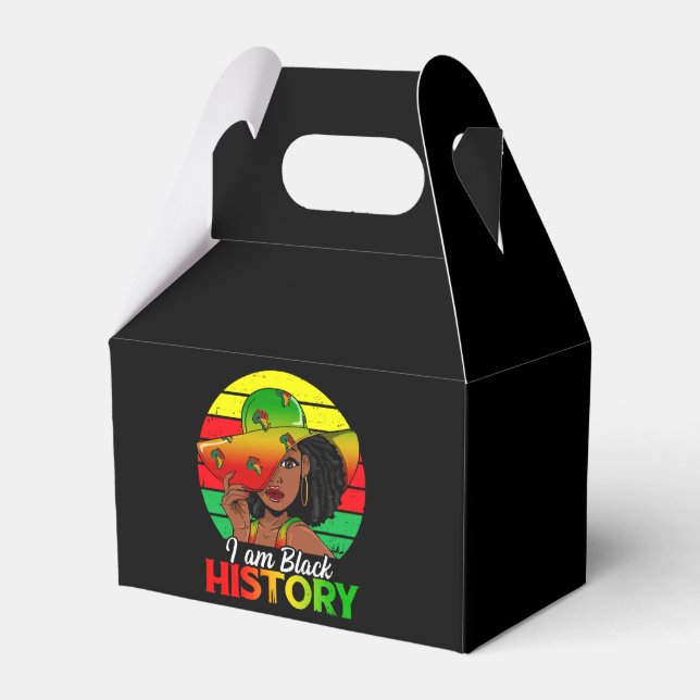 Ich bin Afrikanisch-Schwarzgeschichte Geschenkschachtel (Vorderseite)