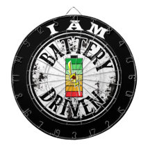 Ich bin akkubetriebene Dartplatine