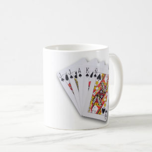 Ich bin allein. Perfekte Euchre-Hand Kaffeetasse