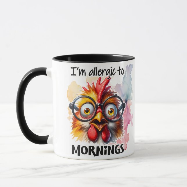 Ich bin allergisch gegenüber dem Morgen Tasse (Links)
