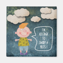 ICH BIN ALLERGISCH ZU MÄDCHEN, DIE RUSTIKMÄDCHEN MAGNET