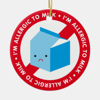 Ich bin allergisch zu melken! keramikornament