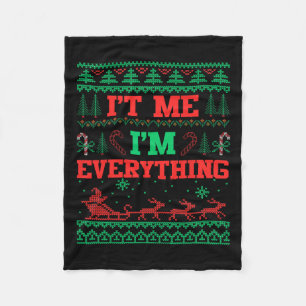 Ich bin alles, was Weihnachten für ein Paar passt Fleecedecke