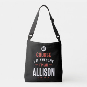 Ich bin Allison Tragetaschen Mit Langen Trägern