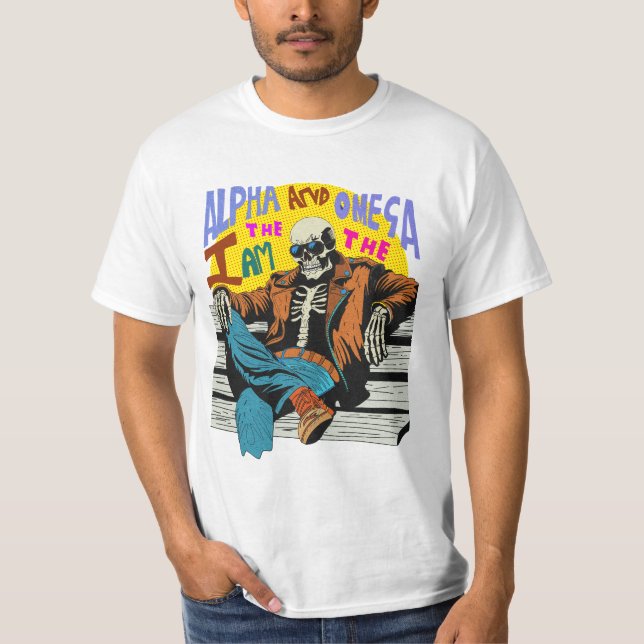 Ich bin Alpha und Omega  T-Shirt (Vorderseite)