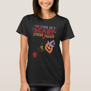 Ich bin als Beängstigender Fitness Trainer Joke Ha T-Shirt