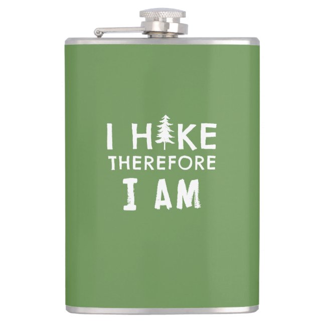 Ich bin also wandern flachmann (Vorderseite)