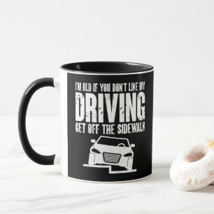 Ich bin alt, wenn dir Großvater Großmutter fahren Tasse