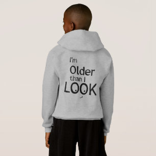 Ich bin älter, als ich schaue hoodie