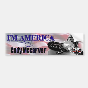Ich bin Amerika Autoaufkleber